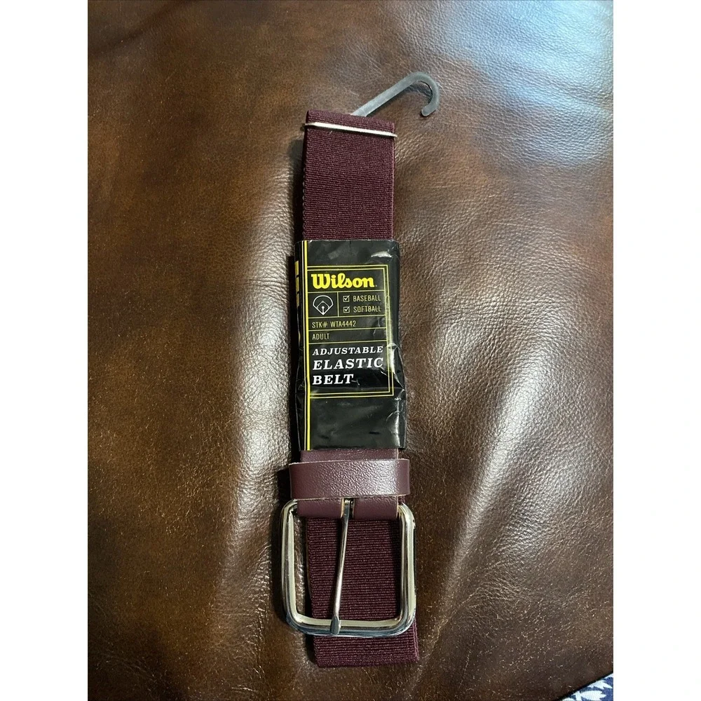 Wilson Adult Baseball/Softball Elastic Belt - Purple. NWT